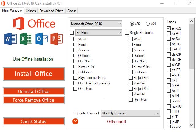 Download grátis do ativador do Microsoft Office