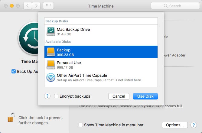 Como fazer backup do Mac para o disco rígido sem formatar o Yosemite