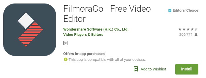 Ora Go Film é um dos melhores aplicativos gratuitos de edição de vídeo para Android do mundo