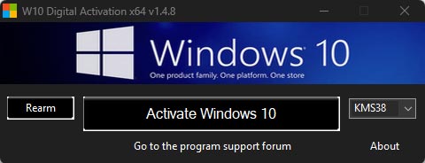 Download grátis do ativador digital W10 para Windows
