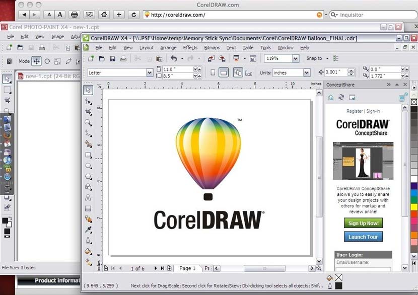 Baixe a versão completa do Coreldraw X4 para Windows