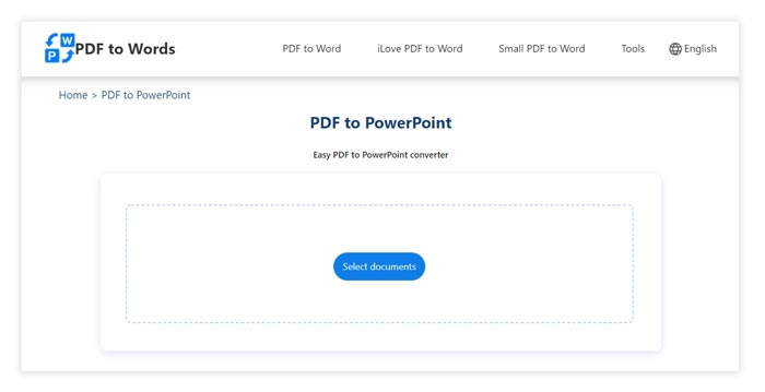 PDF grátis para PowerPoint on-line