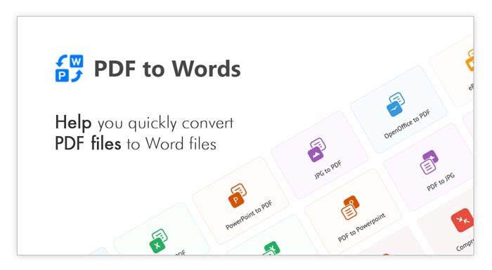 PDF para palavras online grátis