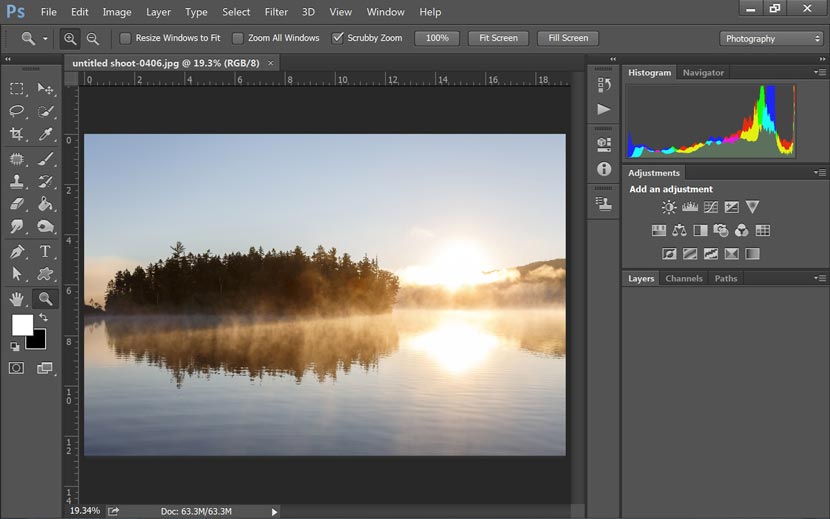 Adobe Photoshop CC 2015 portátil grátis