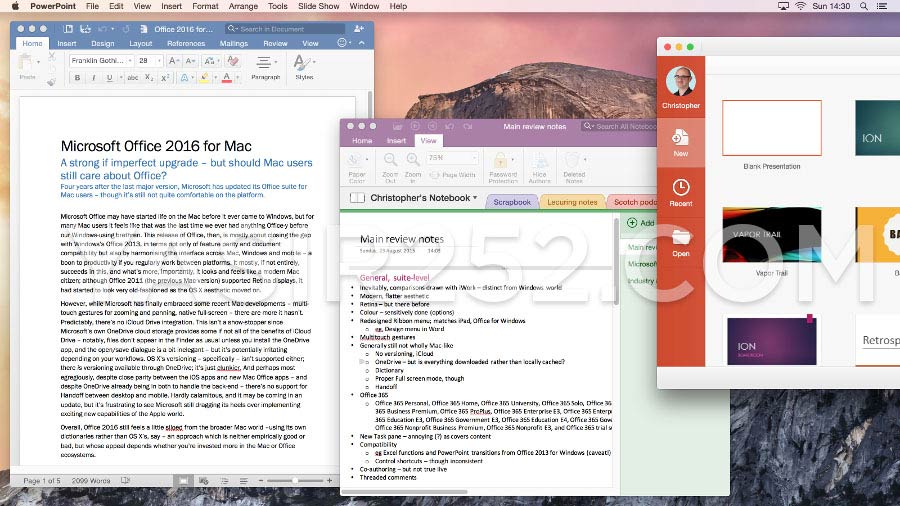 Microsoft Office para Mac grátis