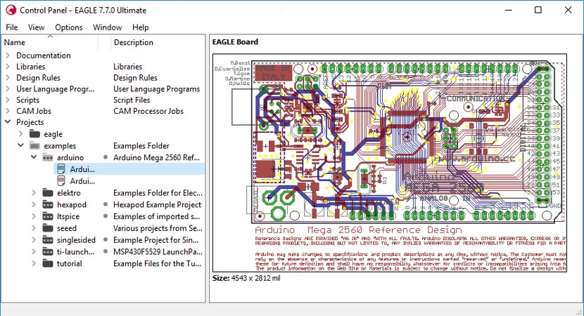 Software de designer de PCB Eagle 7