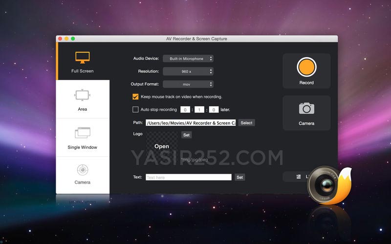 Gravador de tela Mac Download grátis versão completa Yasir252
