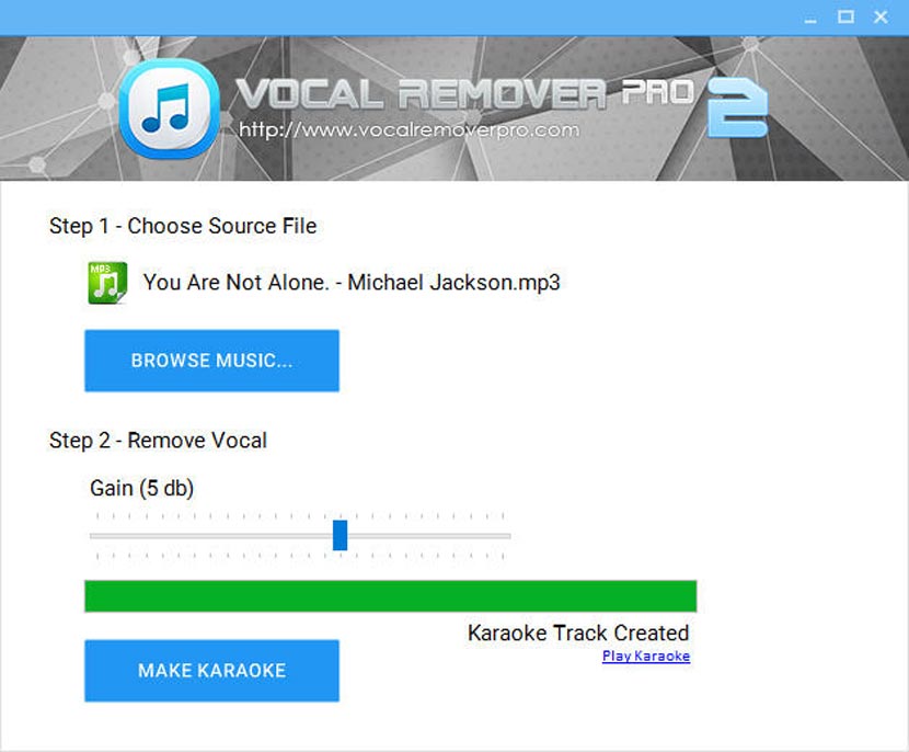 Download grátis da versão completa do Removedor Vocal Pro