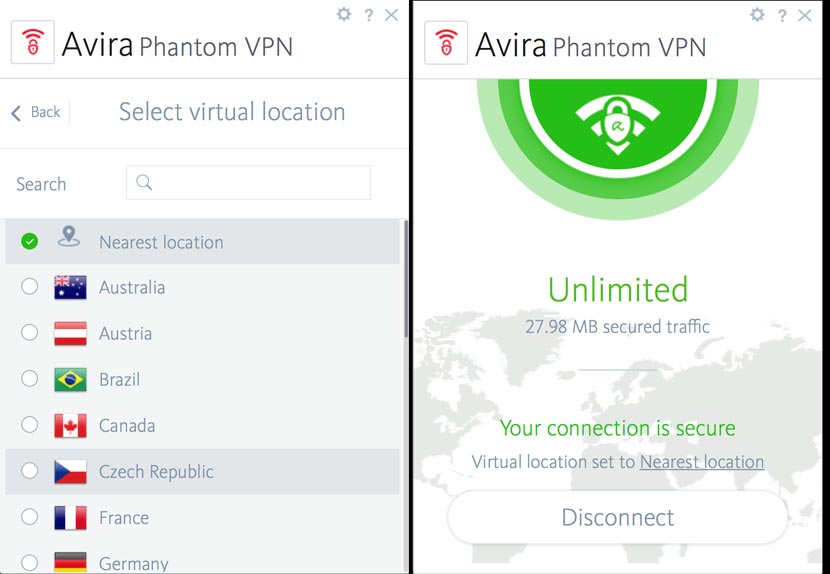 Avira Phantom VPN Download grátis crack completo