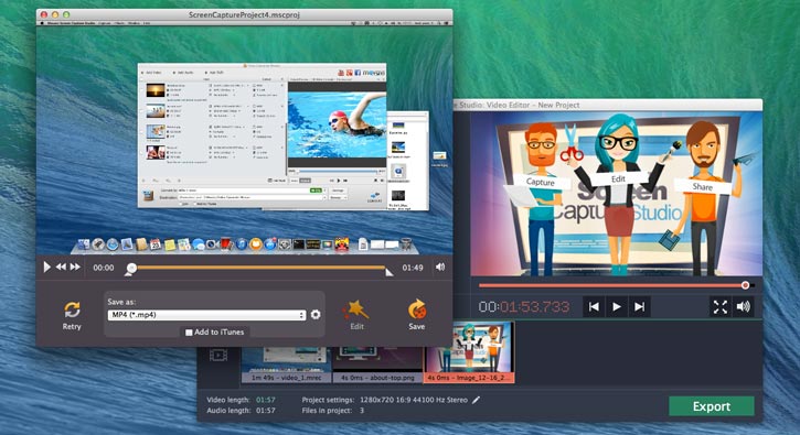 Movavi Screen Capture Pro MacOSX Download grátis