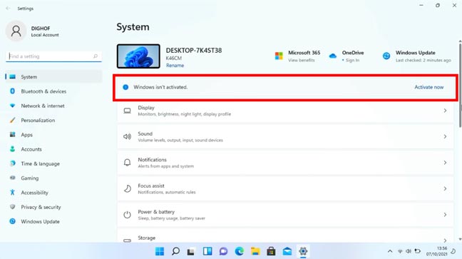 Como atualizar e ativar o Windows 11 mais recente