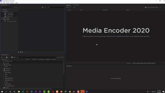 Adobe Media Encoder 2020 Download grátis