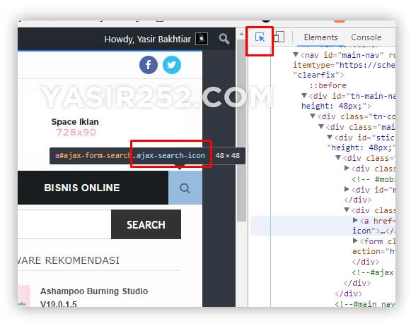 Crie um efeito de navegador de inspeção CSS piscante